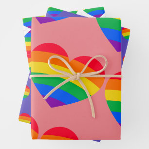 Rainbow Liebe Wrapping Paper Geschenkpapier Set