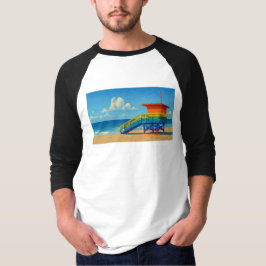 Rainbow Lifeguard von Venice Beach T-Shirt