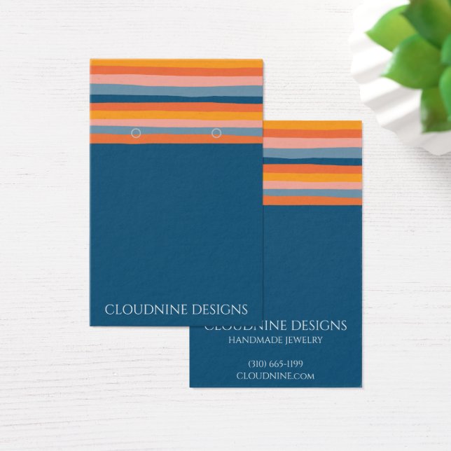 Rainbow Line Earring Necklace Juwelier Display Car (Schreibtisch)