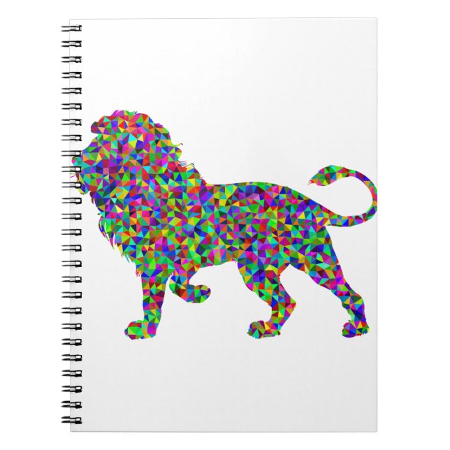 Rainbow Lion Notizblock (Vorderseite)
