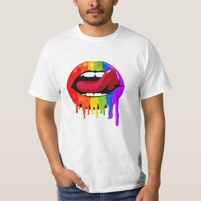 RAINBOW LIPS T-Shirt (Vorderseite)