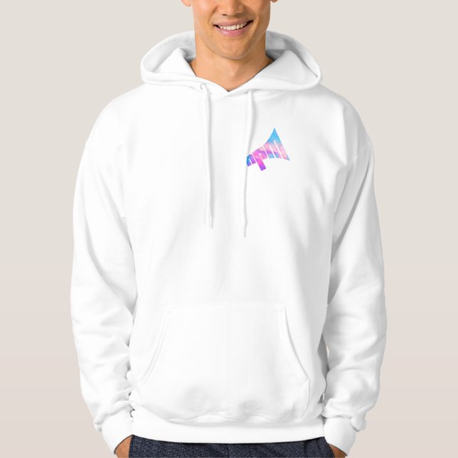 Rainbow Logo Pullover Hoodie (Vorderseite)