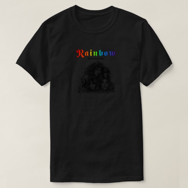 Rainbow Long Live Rock & Roll Classic T-Shirt (Design devant)