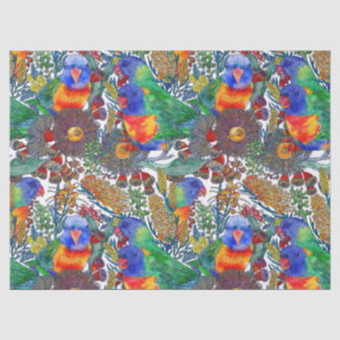 Rainbow Lorikeet Botanischer Garten Seidenpapier