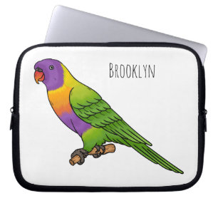 Rainbow-Lorikeet-Cartoon Laptopschutzhülle