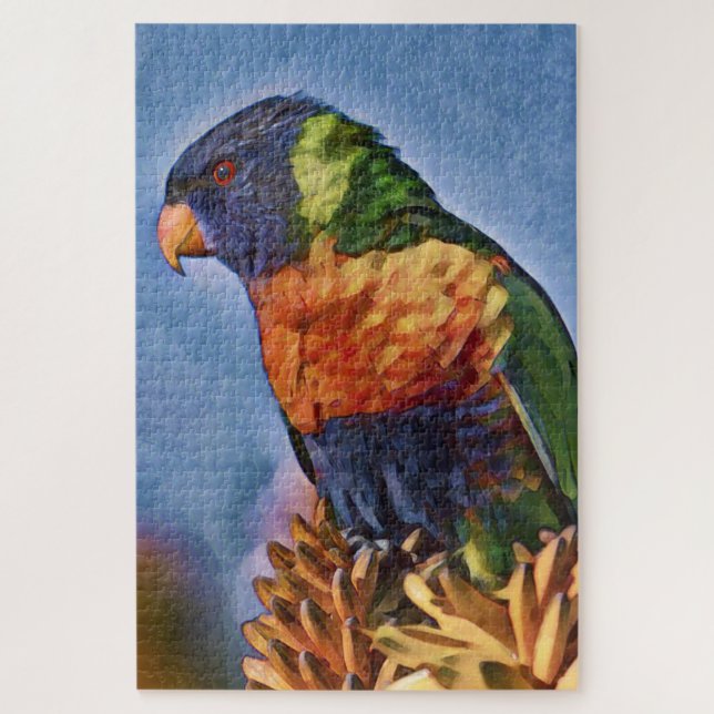 Rainbow Lorikeet Parrot Bird (Vertikal)