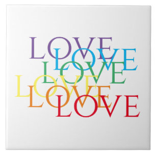 RAINBOW LOVE 6x6 Carreaux céramiques