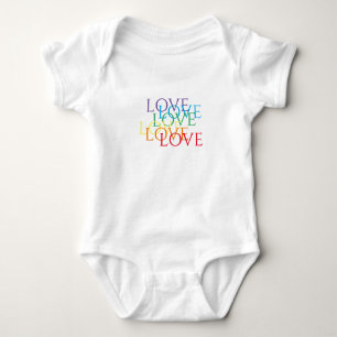 RAINBOW LOVE Baby-Body Baby Strampler