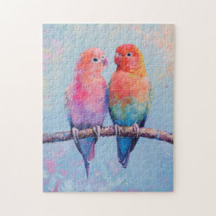 Rainbow Love Birds