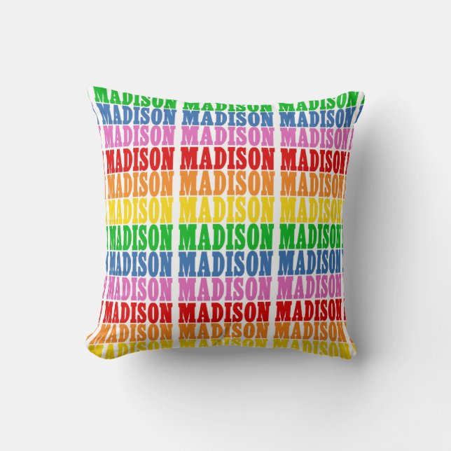 Rainbow Madison Kissen (Vorderseite)