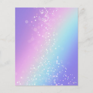 Rainbow Magic Sparkle Stars Scrapbook Paper