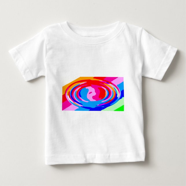 Rainbow-Magie Baby T-shirt (Vorderseite)