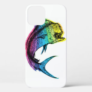 Rainbow Mahi Mahi sur le coque iphone Coque blanc