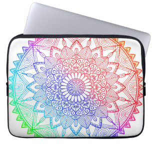 Rainbow Mandala Laptopschutzhülle