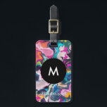 Rainbow Marbling Gepäckanhänger<br><div class="desc">digitale Malerei von becky nimoy 2019; Anpassung mit eigenem Text oder Foto</div>