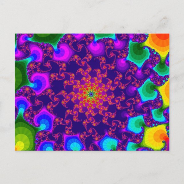 Rainbow Marigold Postkarte (Vorderseite)