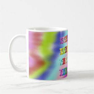 Rainbow mehrfarbige helle Tasse