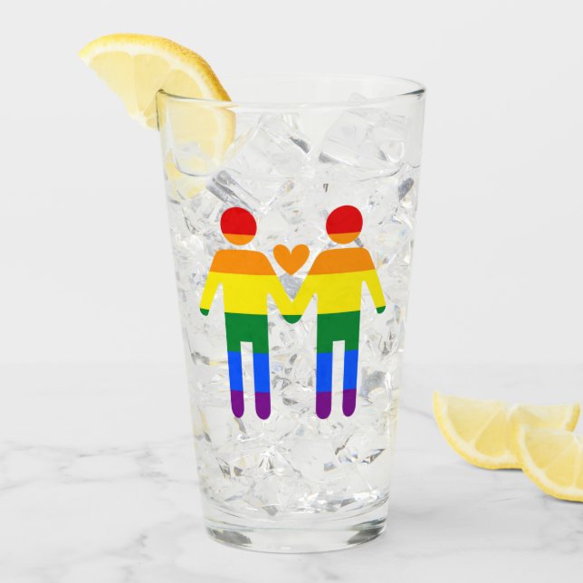 Rainbow Men Glas (Vorderseite Ice)