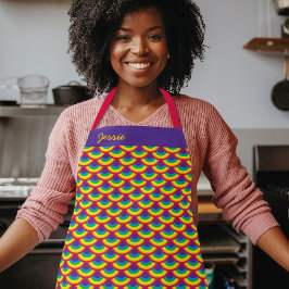 Rainbow Mermaid Scale Schürze