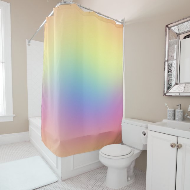 RAINBOW MIST PATTERN DUSCHVORHANG (Beispiel)