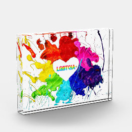 Rainbow Modern Strip LGBT Fotoblock