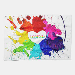 Rainbow Modern Strip LGBT Geschirrtuch