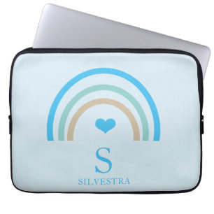 Rainbow Monogram Laptopschutzhülle
