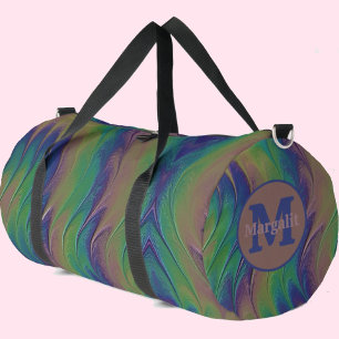 Rainbow Monogram Strip Large Duffel Bag Duffle Bag