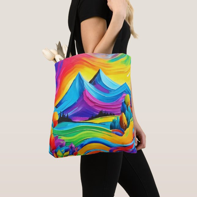 Rainbow Mountain Tasche (Von Nahem)
