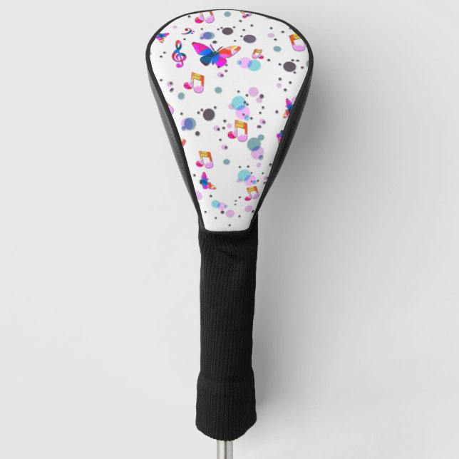 Rainbow Music Dancing Golf Headcover (Vorderseite)