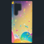 Rainbow Music Notes Pop Art Phone Case Samsung Galaxy Hülle<br><div class="desc">A vibrant and playful phone case featuring colorful music notes joyfully dancing across a shimmering rainbow sky. The lively colors and sparkling lights create a cheerful atmosphere, as if music is filling the air. This fun and unique design is sure to brighten your day and add a creative touch to...</div>