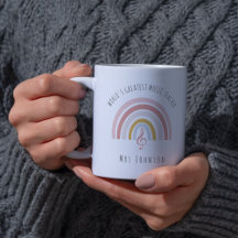 Rainbow Music Teacher Custom Danke, Geschenk