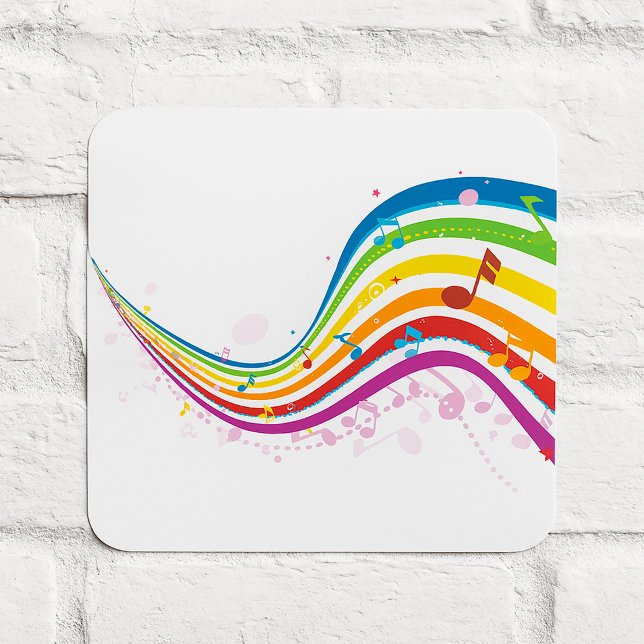 Rainbow Music Wave Stickers (Von Creator hochgeladen)