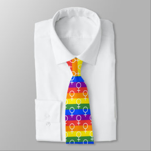 Rainbow-Muster Krawatte