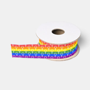 Rainbow-Muster Ripsband