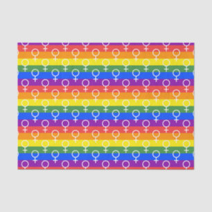 Rainbow-Muster Seidenpapier