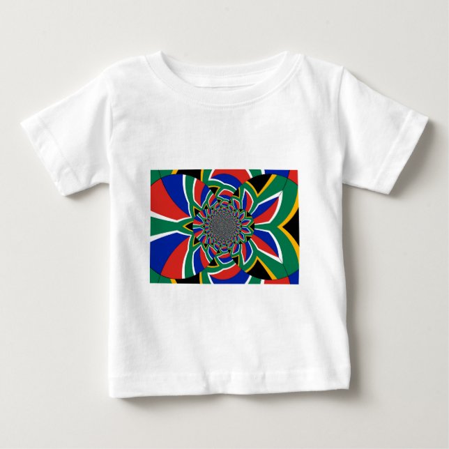 Rainbow Nation: Vibranding South Africa Art Print Baby T-shirt (Vorderseite)