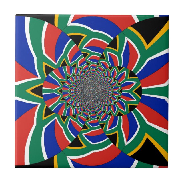 Rainbow Nation: Vibranding South Africa Art Print Fliese (Vorderseite)