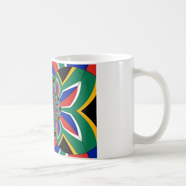 Rainbow Nation: Vibranding South Africa Art Print Kaffeetasse (Rechts)