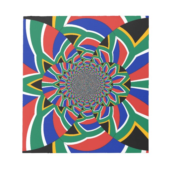 Rainbow Nation: Vibranding South Africa Art Print Notizblock (Vorderseite)