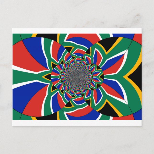 Rainbow Nation: Vibranding South Africa Art Print Postkarte (Vorderseite)