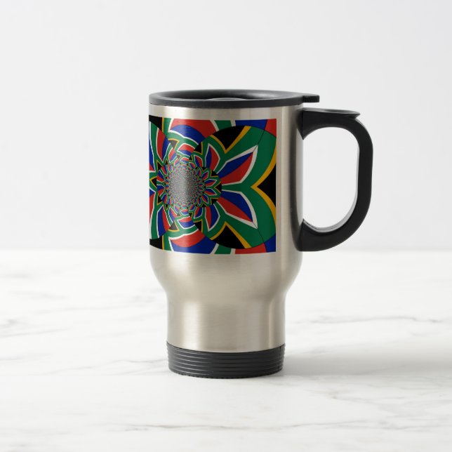 Rainbow Nation: Vibranding South Africa Art Print Reisebecher (Rechts)