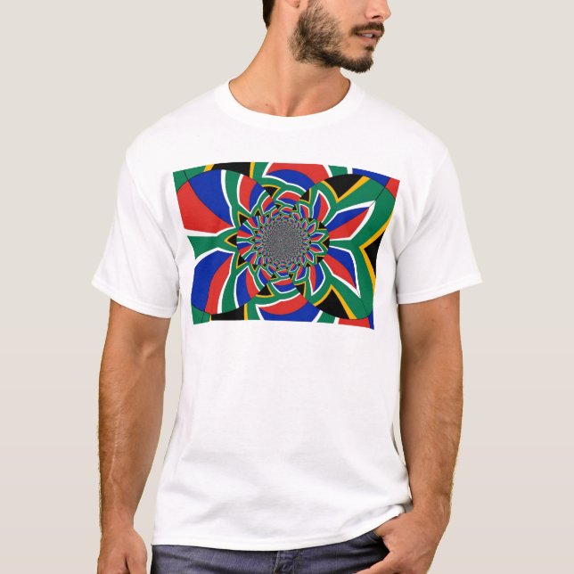 Rainbow Nation: Vibranding South Africa Art Print T-Shirt (Vorderseite)