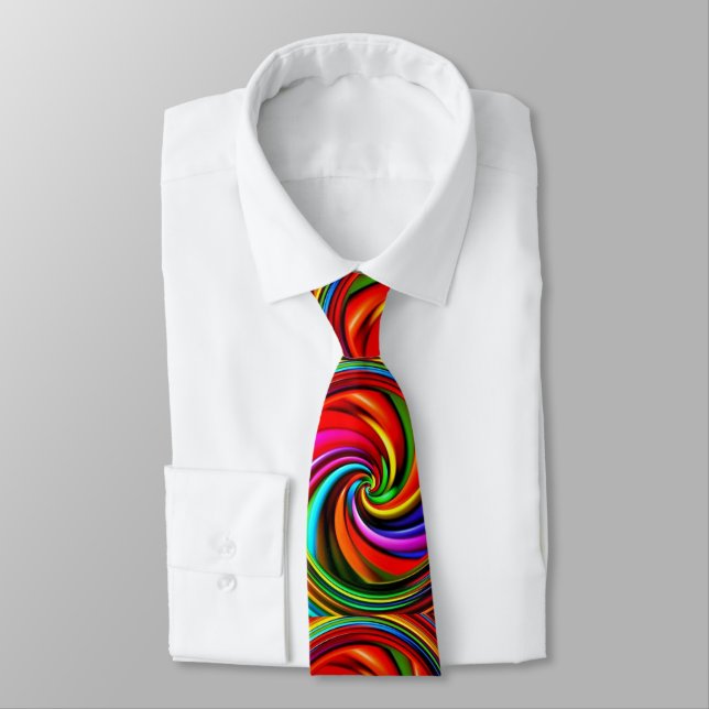 RAINBOW NECK TIE VIBRATION ENERGIE KRAWATTE (Gebunden)