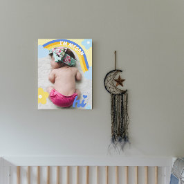 Rainbow Neugeborenes Foto Baby Kinderzimmer Dekora Leinwanddruck