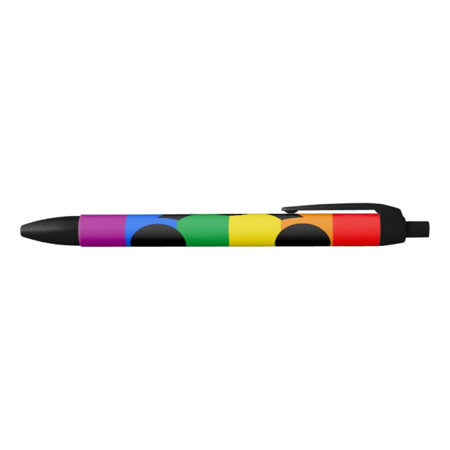Rainbow Niche Pride Flag Kugelschreiber (Oberseite)