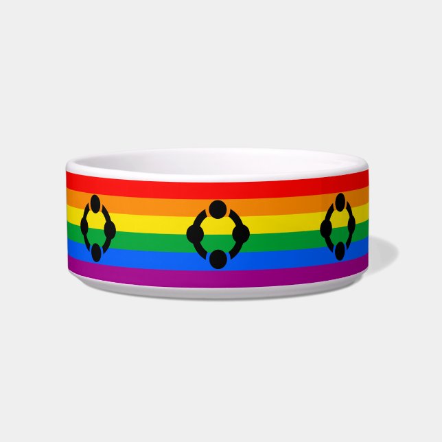 Rainbow Niche Pride Flag Napf (Vorderseite)