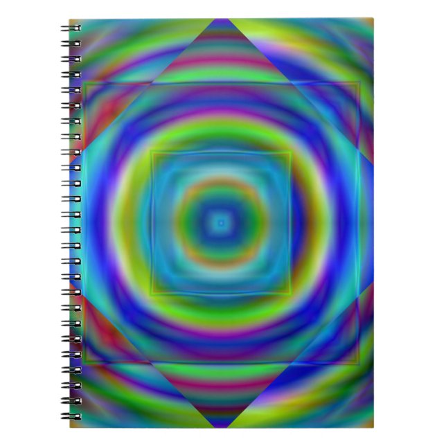 Rainbow-Notebook Notizblock (Vorderseite)