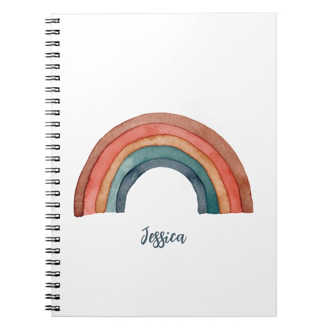 Rainbow-Notebook Notizblock (Vorderseite)