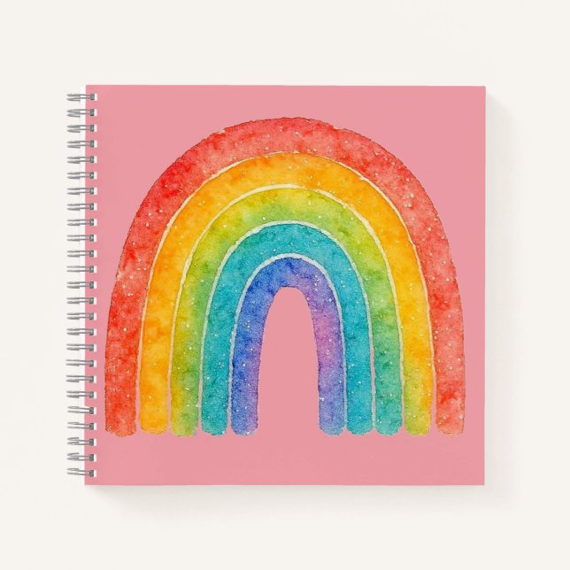 Rainbow-Notebook. Notizbuch (Vorderseite)
